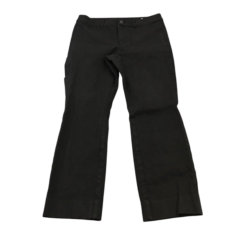 AYR Pants Womens 29 Black Stretch Chino Dress Work Trousers Cotton Blend
